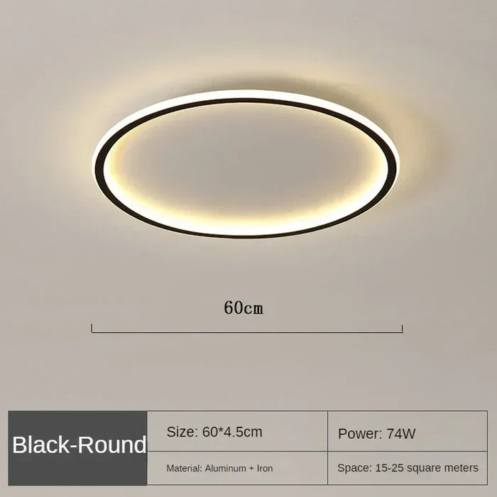 Skandinavische Runde Deckenlampe - AuroraSphere | Brehn