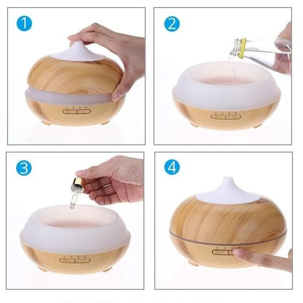Aroma Essential - Holz Öl Diffuser | Brehn