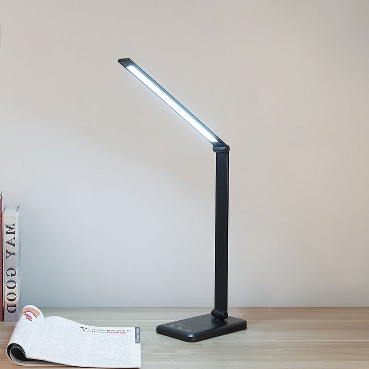 Brehn | Nordic Creative Faltbare Touch Dimmable LED Schreibtischlampe