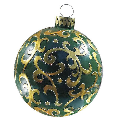 Brehn | Aufblasbarer Weihnachtsball im Freien dekoriert