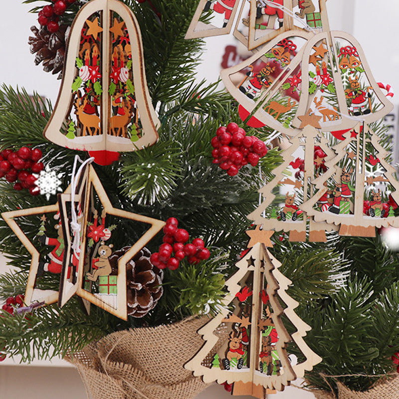 Brehn | Weihnachtlicher Holzanhänger