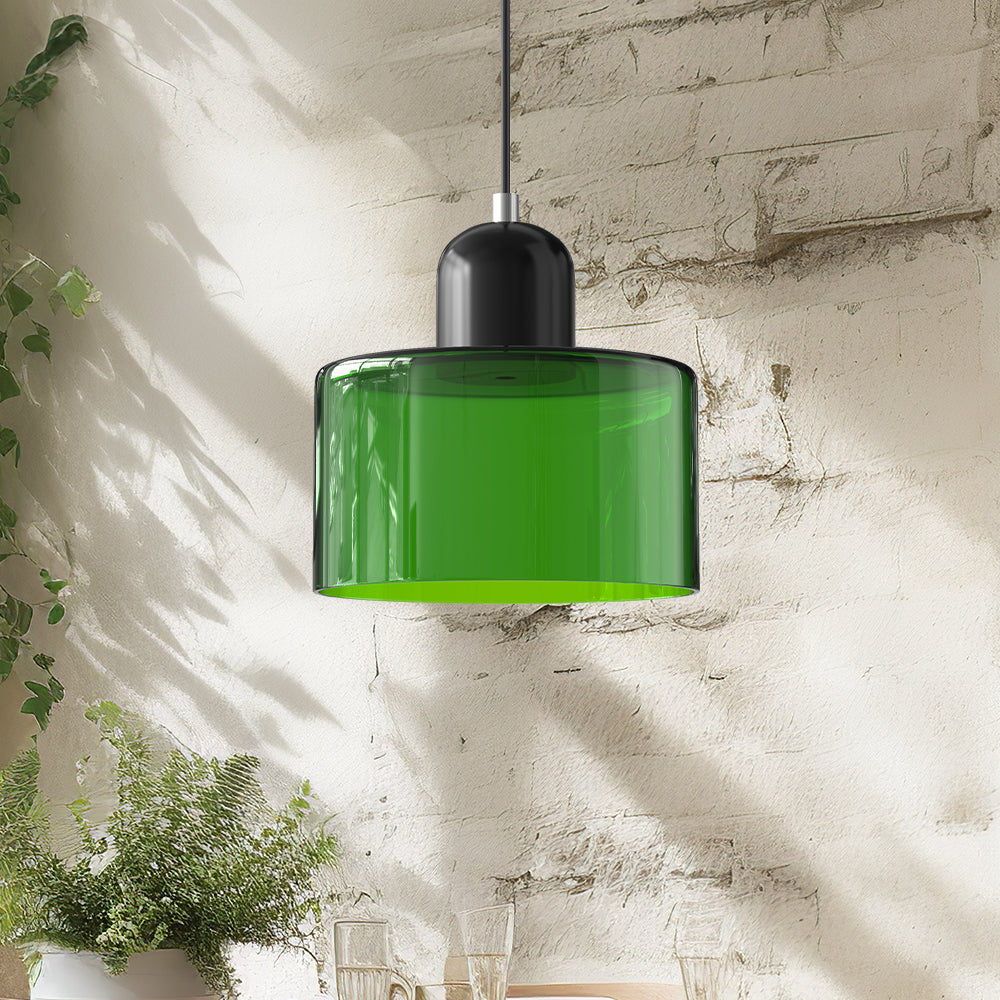 Brehn | Bauhaus Kreativ Glas Pendelleuchte - Kreatives Glas für ein elegantes Interieur