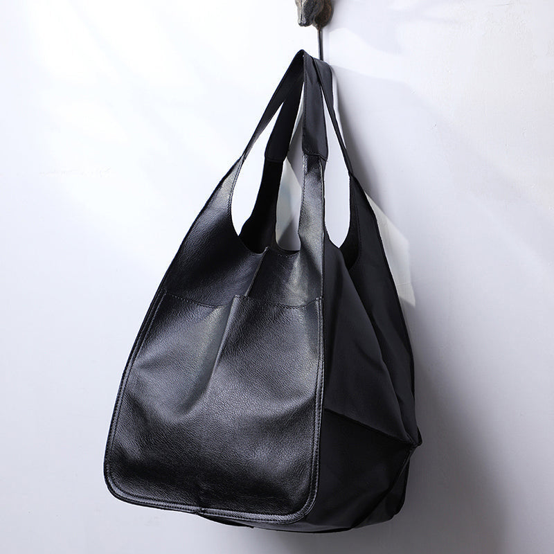 Übergroße Ledertasche