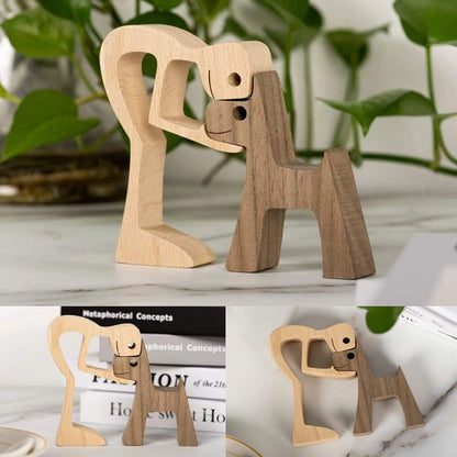 Tischornamente aus Holz für Tierliebhaber