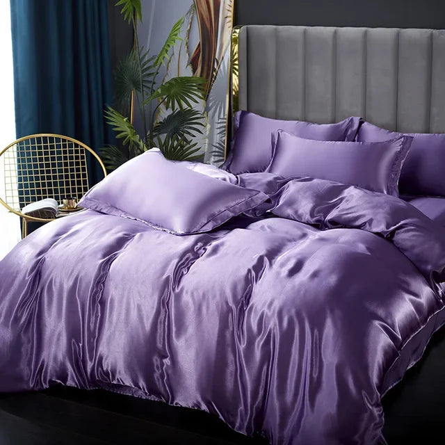 Brehn | Luxuriöses Seiden-Satin-Bettwäsche-Set - SilkElegance