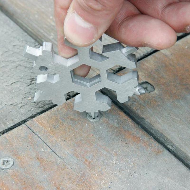 Vorweihnachtsverkauf18-in-1 Edelstahl Schneeflocken Multi-tool | Brehn