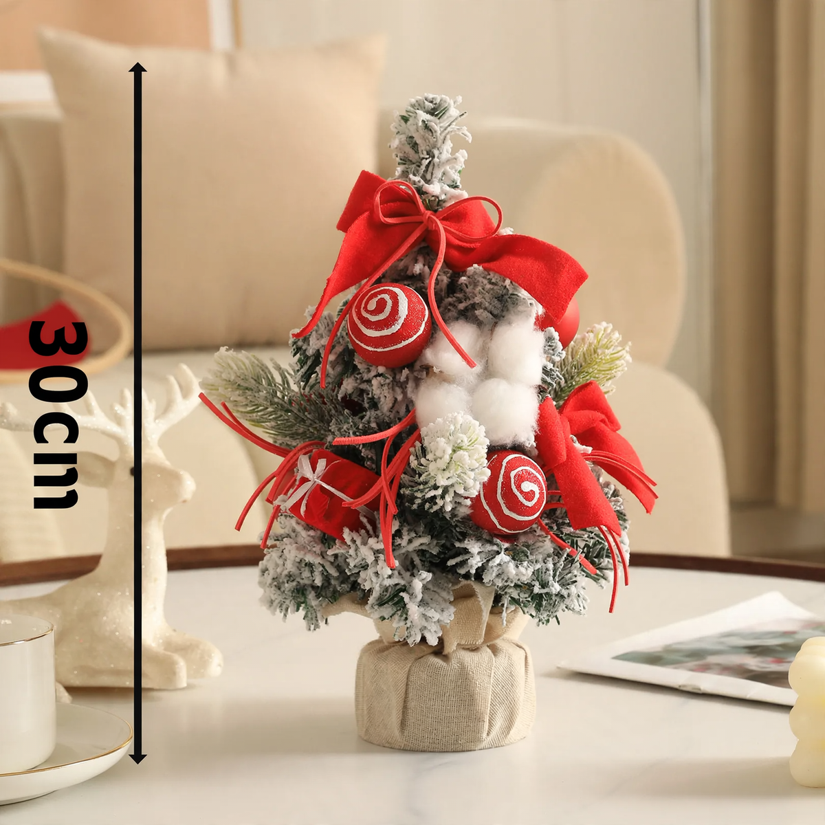 Dekorative Tisch-Weihnachtsbaum-Sets mit Beleuchtung