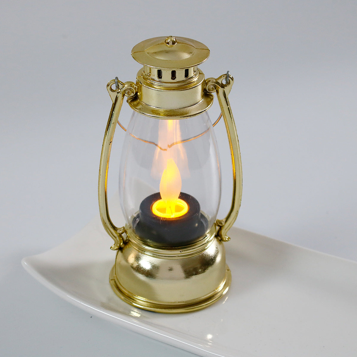 Mini-LED-Laterne im Vintage-Stil