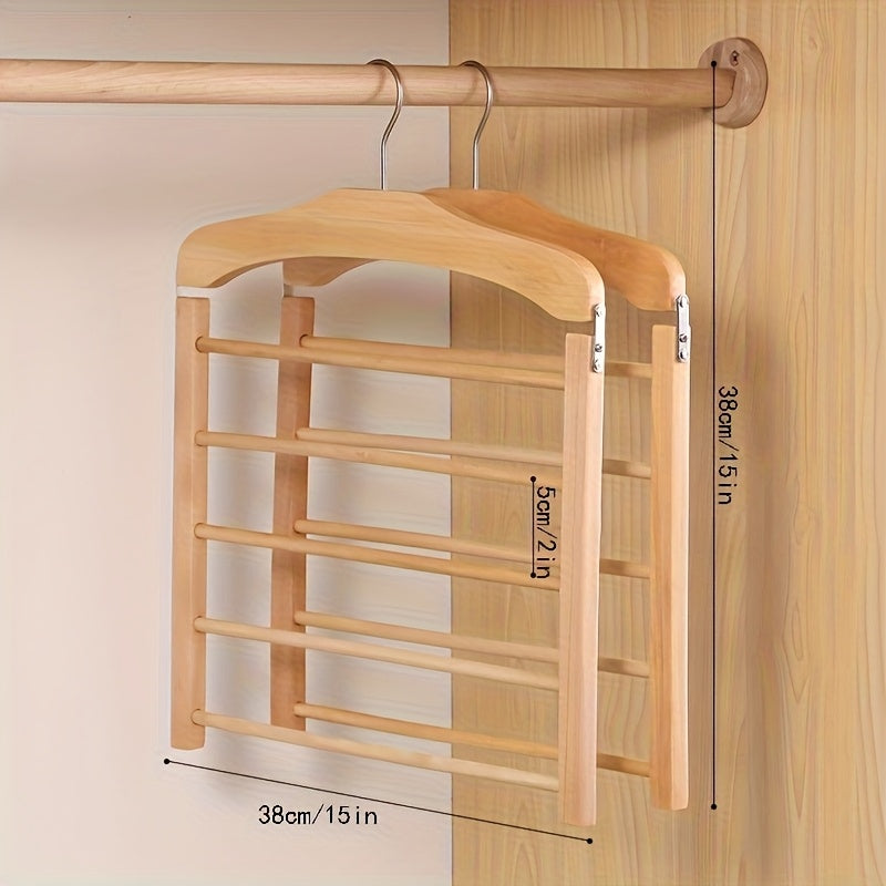 Holz Hosenbügel Multi-Layer 2er Set | Brehn