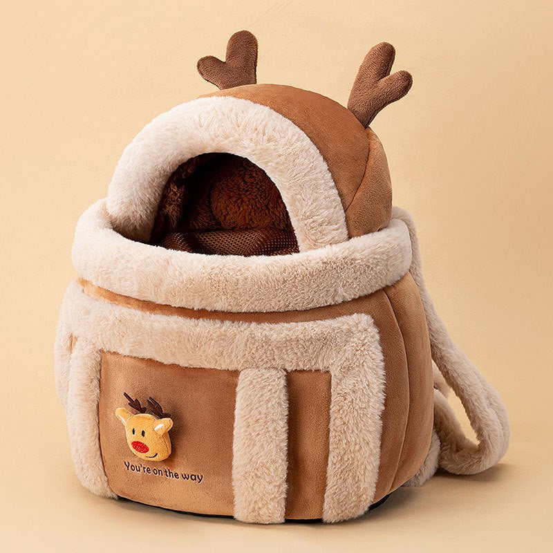 Doppelschulter-Rucksack mit Tiermotiv für Haustiere