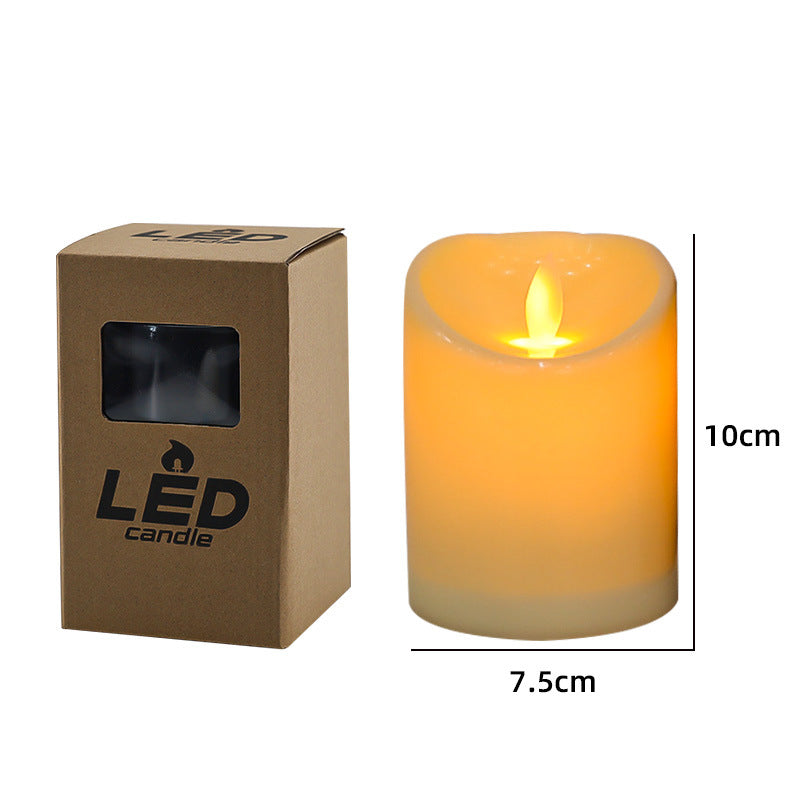 LED-Stumpenkerze mit Flackereffekt