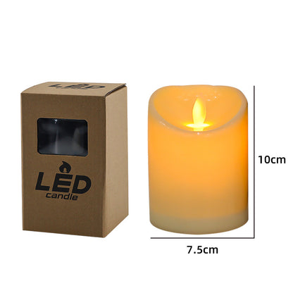 LED-Stumpenkerze mit Flackereffekt