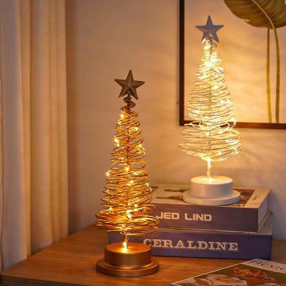Dekorative LED-Tischleuchte aus Eisen im Weihnachtsdesign