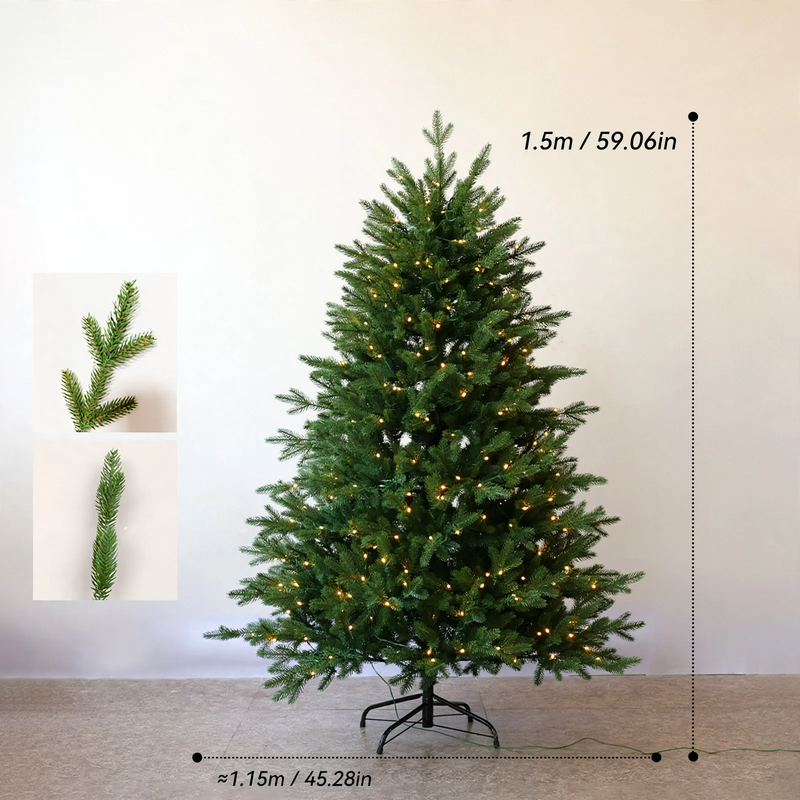 Hochwertiger PE-Weihnachtsbaum, verschiedene Größen
