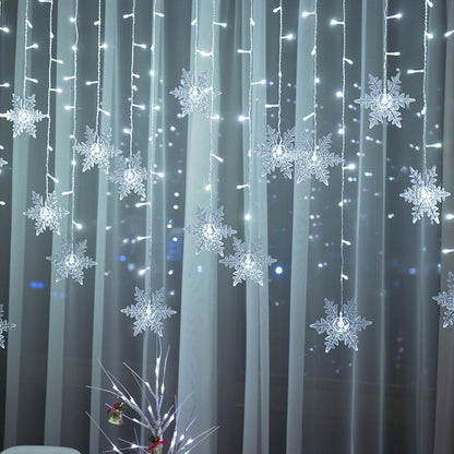 LED-Eiszapfen-Lichtervorhang für Fensterdekoration