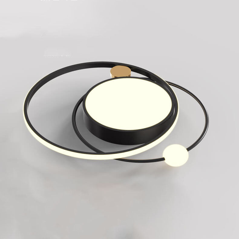 Brehn | Nordic Round Circle LED Deckenleuchte bündig montiert