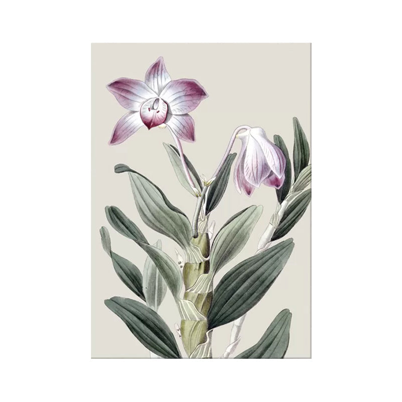Brehn | Blumen Leinwand Wandkunst Textur Oberfläche Minimalistisch Mädchen Wohnzimmer Gemälde