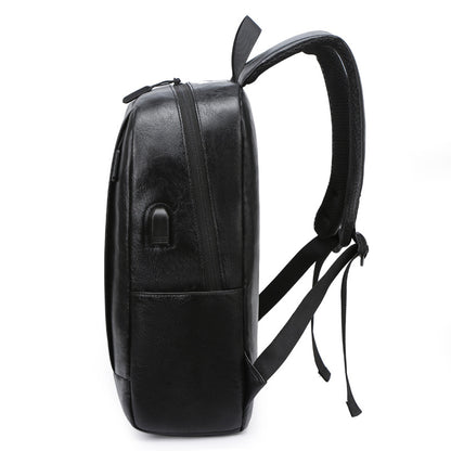 Stylischer Leder-Laptop-Rucksack Brehn