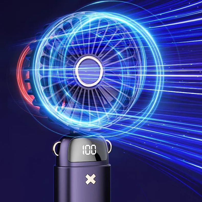 Tragbarer USB-Handventilator mit Telefonständer | Brehn