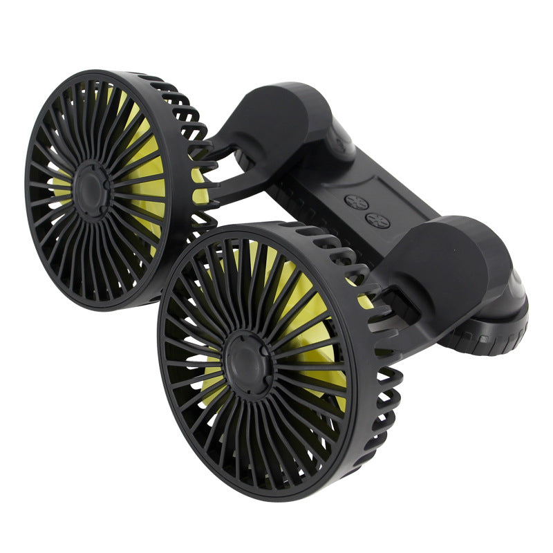 Dual-Head Wiederaufladbarer Tischkühlventilator Brehn