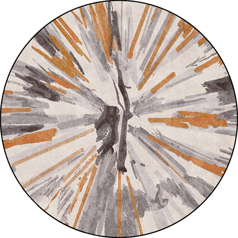 Brehn | Stijlvol Abstract Tapijt Grijs en Bruin Nordic Tapijt Polyester Wasbaar Antislip Ondergrond Tapijt voor Woonkamer