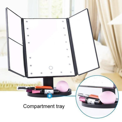 Beleuchteter Kosmetikspiegel, 24 LEDs
