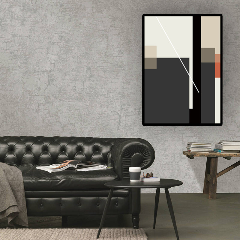 Brehn | Farbblock Wandkunst Dekor Nordische Ästhetik Texturiertes Hausinterieur Leinwanddruck