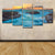 Brehn | Seascapes Ocean Torrent Leinwanddruck Tropische Mehrteilige Wandkunst Dekor in Blau