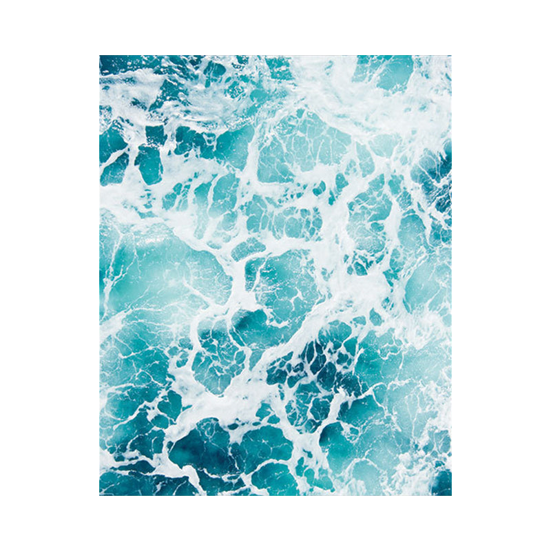 Brehn | Fotografie Ozean Wasser Leinwand Wandkunst für das Wohnzimmer, Pastellfarbe, Mehrteilig