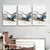 Brehn | Vogel, der über Berge fliegt, Gemälde, texturiert, Moderne, Esszimmer, Wandkunst, Dekor