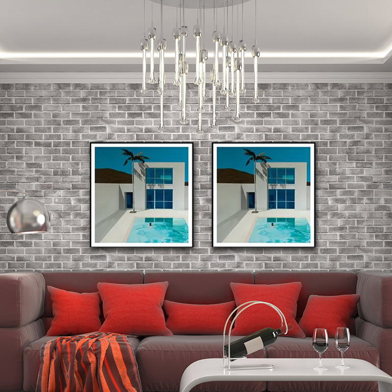 Brehn | Meer und Einsamkeit Malerei Kunstdruck Texturiert Modernistische Schlafzimmer Wanddekoration