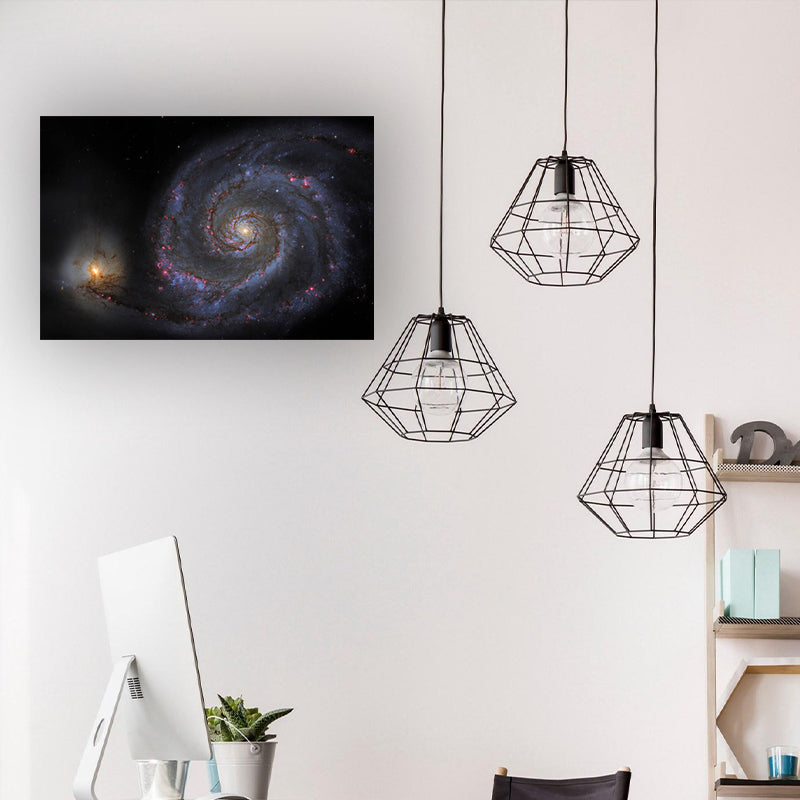 Brehn | Stunning Melkweg Canvas Print voor Woonkamer Universum Landschap Muurkunst Decor