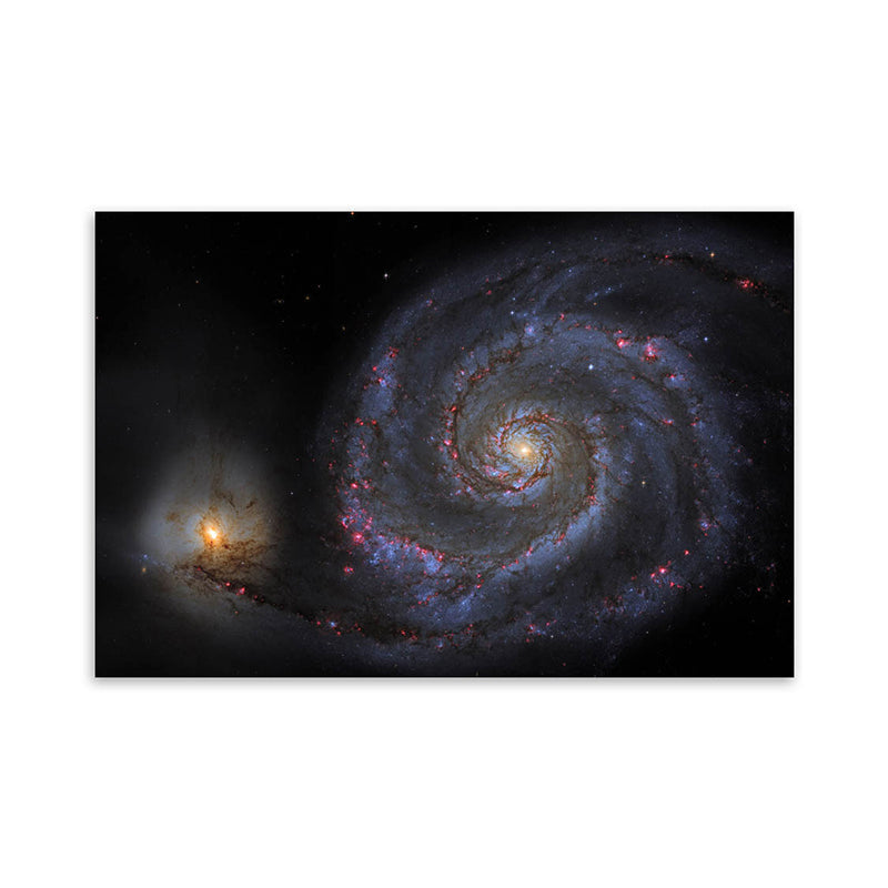 Brehn | Stunning Melkweg Canvas Print voor Woonkamer Universum Landschap Muurkunst Decor