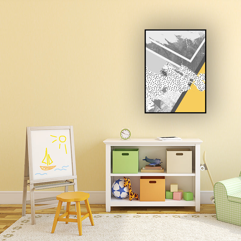 Brehn | Nordic Abstract Geometric Canvas Kunst Lichtfarbe Textur Wanddekoration für Zuhause