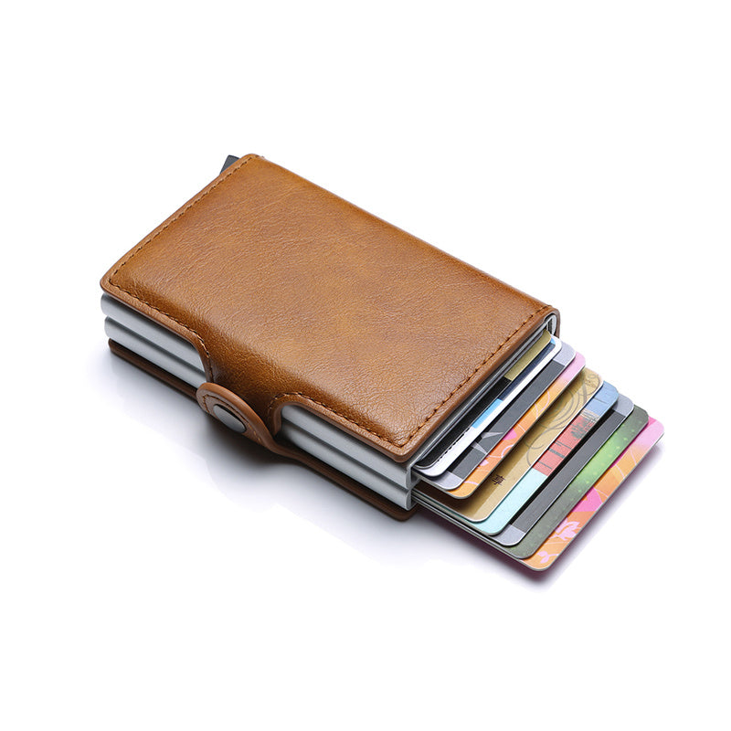 RFID Leder Geldbörse mit Geldklammer. | Brehn