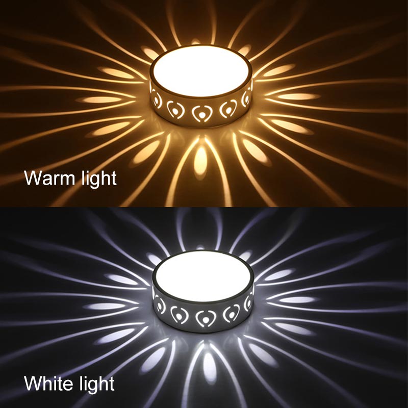 Stilvolle, moderne LED-Deckenleuchte für Eingangsbereich, Flur und Balkon