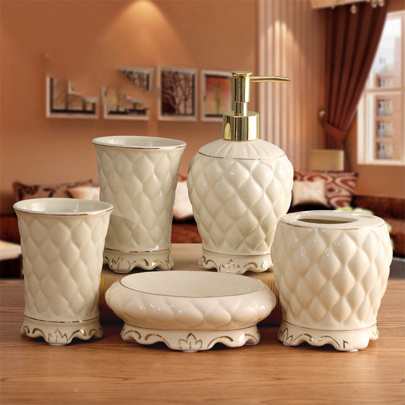 Keramisches-Badezimmer-Set | Brehn