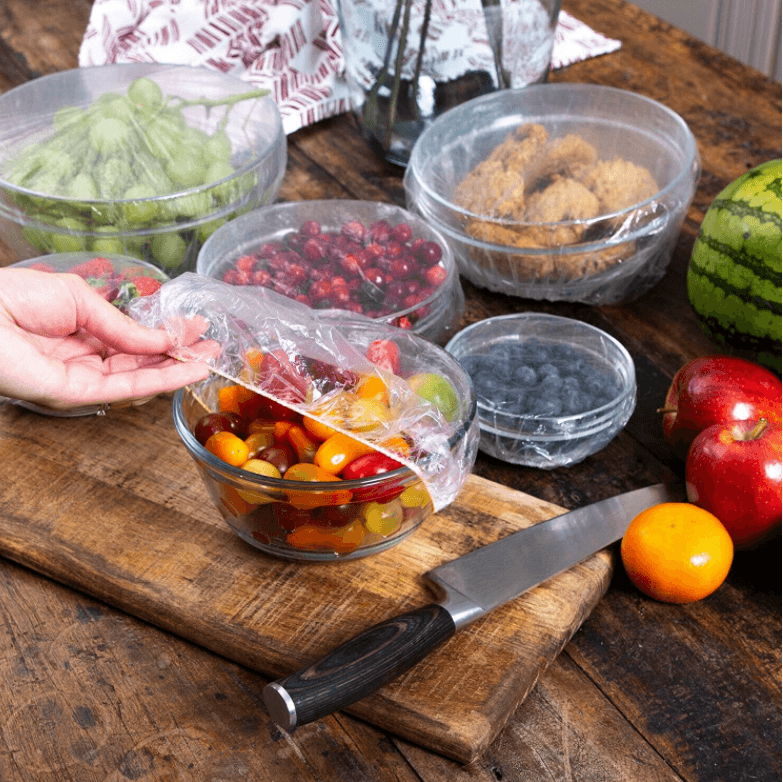 Brehn | Einweg-Food-Cover Frischhaltetüten (100 Stück)