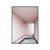 Brehn | Rosa Treppen Eingang Leinwanddruck Architektur Nordic Stil Texturiertes Wandkunst
