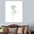 Brehn | Nordic Style Blumenblüte Malerei in weißer strukturierter Wanddekoration für das Esszimmer