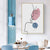 Brehn | Charaktermuster Wanddekoration in Pastellfarbe Nordic Style Leinwand für das Wohnzimmer