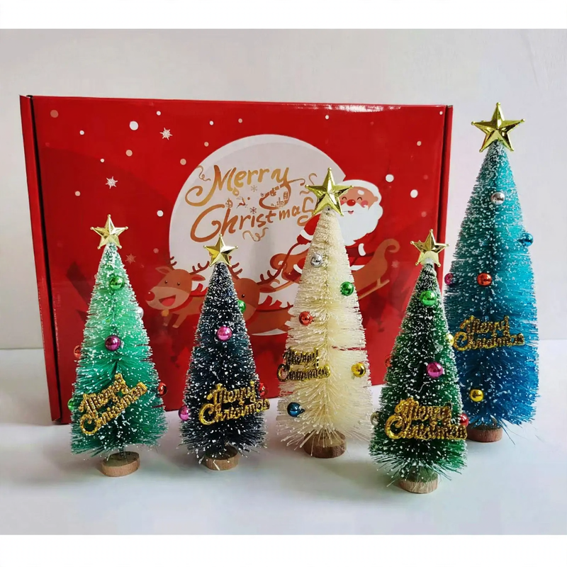 Mini-Weihnachtsbaum-Set mit Perlendekoration