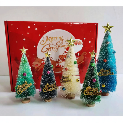 Mini-Weihnachtsbaum-Set mit Perlendekoration