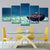 Brehn | Serenity Cobblestone Wandkunst für das Esszimmer Stilleben Wanddekoration in Blau