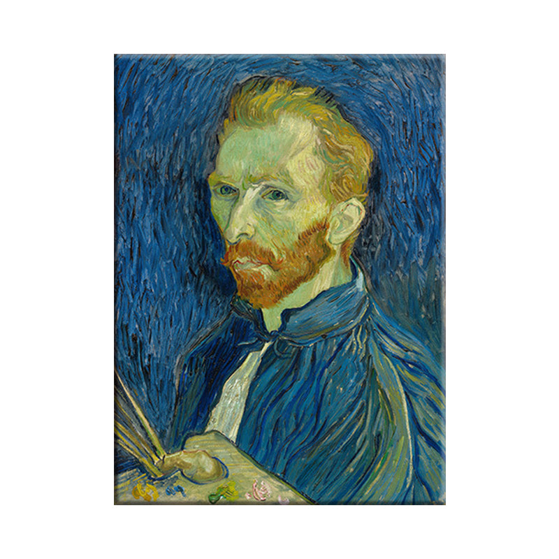 Brehn | Van Gogh Selbstporträt Malerei Retro-Stil Texturierte Wandkunst Dekoration für das Wohnzimmer