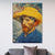 Brehn | Van Gogh Selbstporträt Malerei Retro-Stil Texturierte Wandkunst Dekoration für das Wohnzimmer