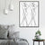 Brehn | Weiße Umarmung Figuren Wanddekoration Texturiert Skandinavischer Stil Jungen Schlafzimmer Leinwand