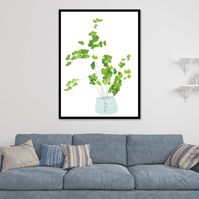 Brehn | Nordic Bonsai Kunstdruck Leinwand Texturiert Pastellfarbe Wanddekoration für Wohnzimmer
