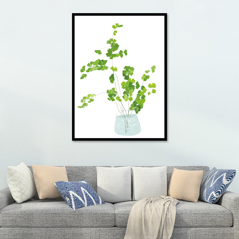 Brehn | Nordic Bonsai Kunstdruck Leinwand Texturiert Pastellfarbe Wanddekoration für Wohnzimmer