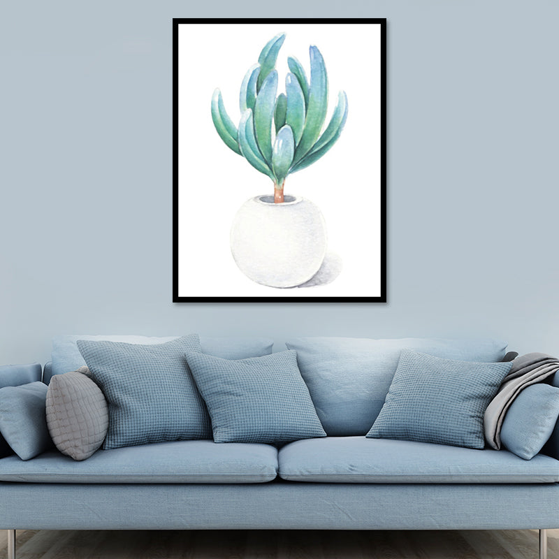 Brehn | Nordic Bonsai Kunstdruck Leinwand Texturiert Pastellfarbe Wanddekoration für Wohnzimmer
